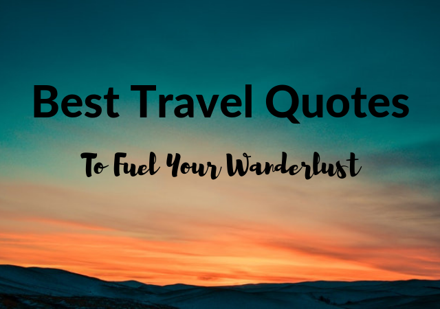 Best Travel Quote